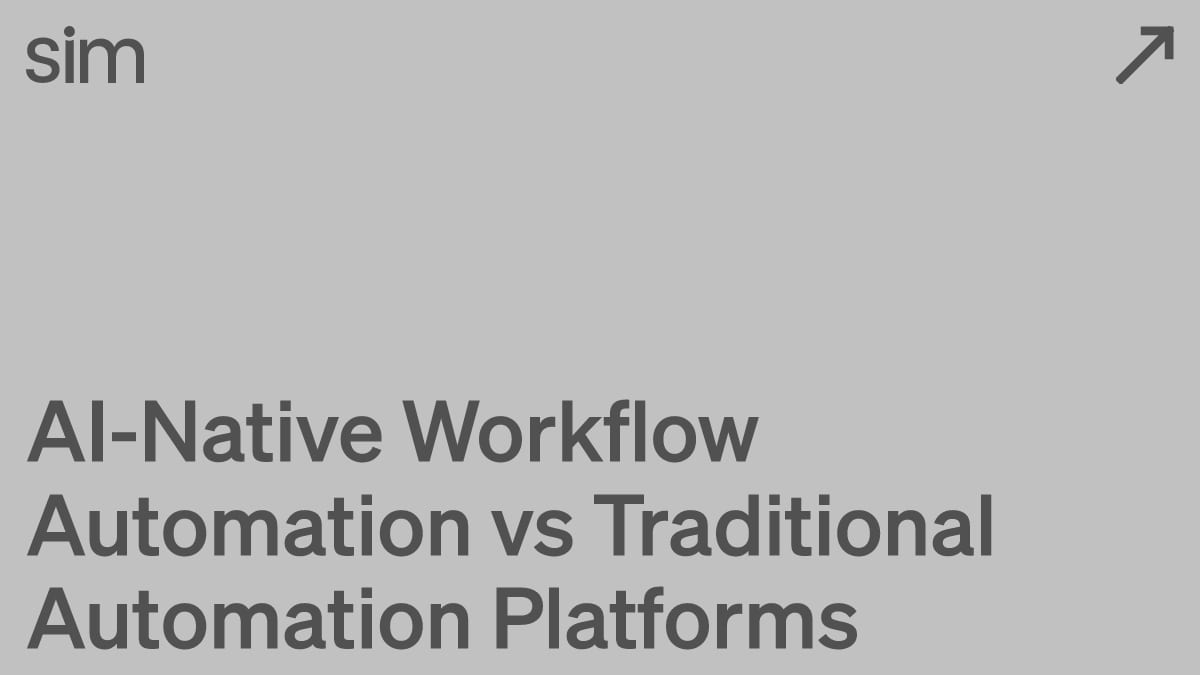 AI-Native Workflow Automation vs Traditional Automation Platforms